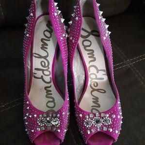 Sam Edelman Spiked Heels Size 9